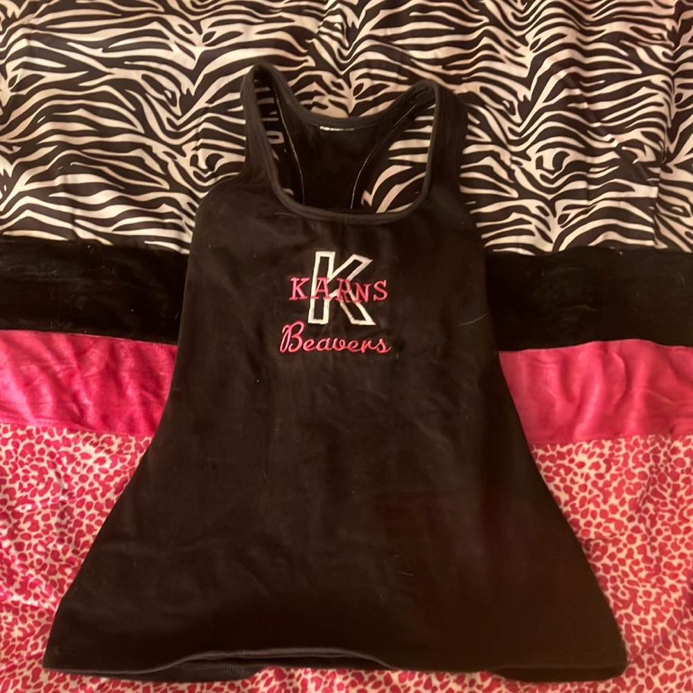 Karns beavers black tank top